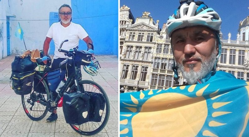 Описание: Велотур казахстанца: 34 тысячи километров, потерянный велосипед и чай в  пустыне: 29 июня 2018, 07:27 - новости на Tengrinews.kz