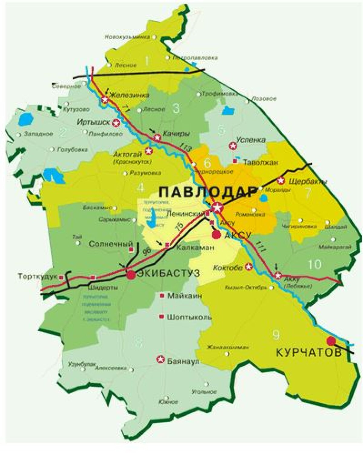 В 1938 году образовалась Павлодарская область - e-history.kz