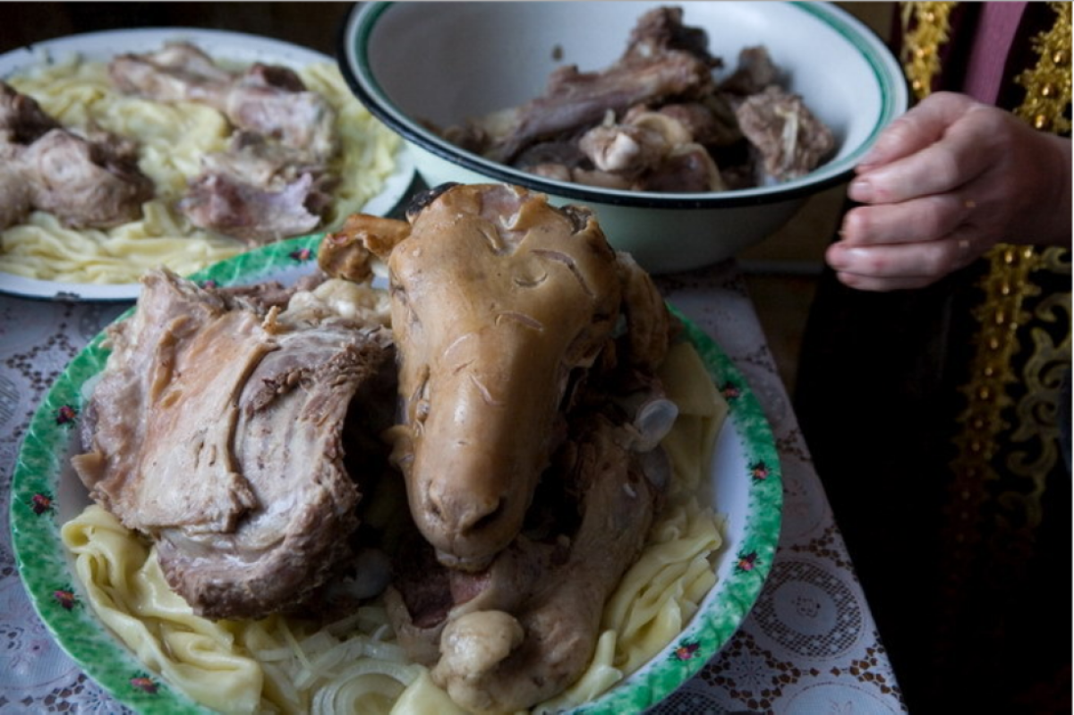Food as the indicator of traditions and division of the Kazakh society  - e-history.kz