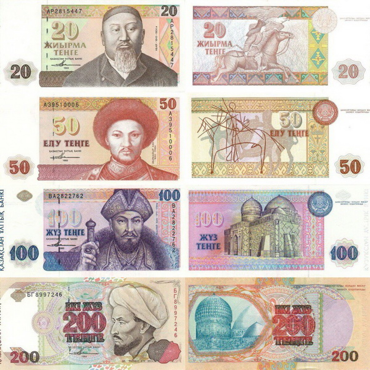 History in currency notes - e-history.kz