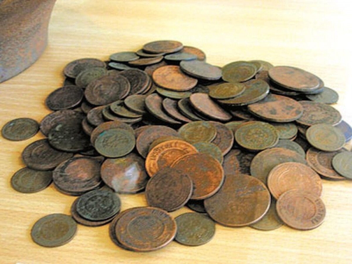 25 килограммов древних медных монет найдены в ЮКО - e-history.kz