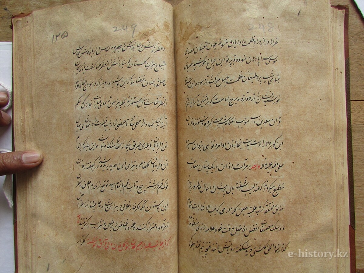 Manuscripts on the visit of the Kazakh khans to Persia was found in Iran - e-history.kz