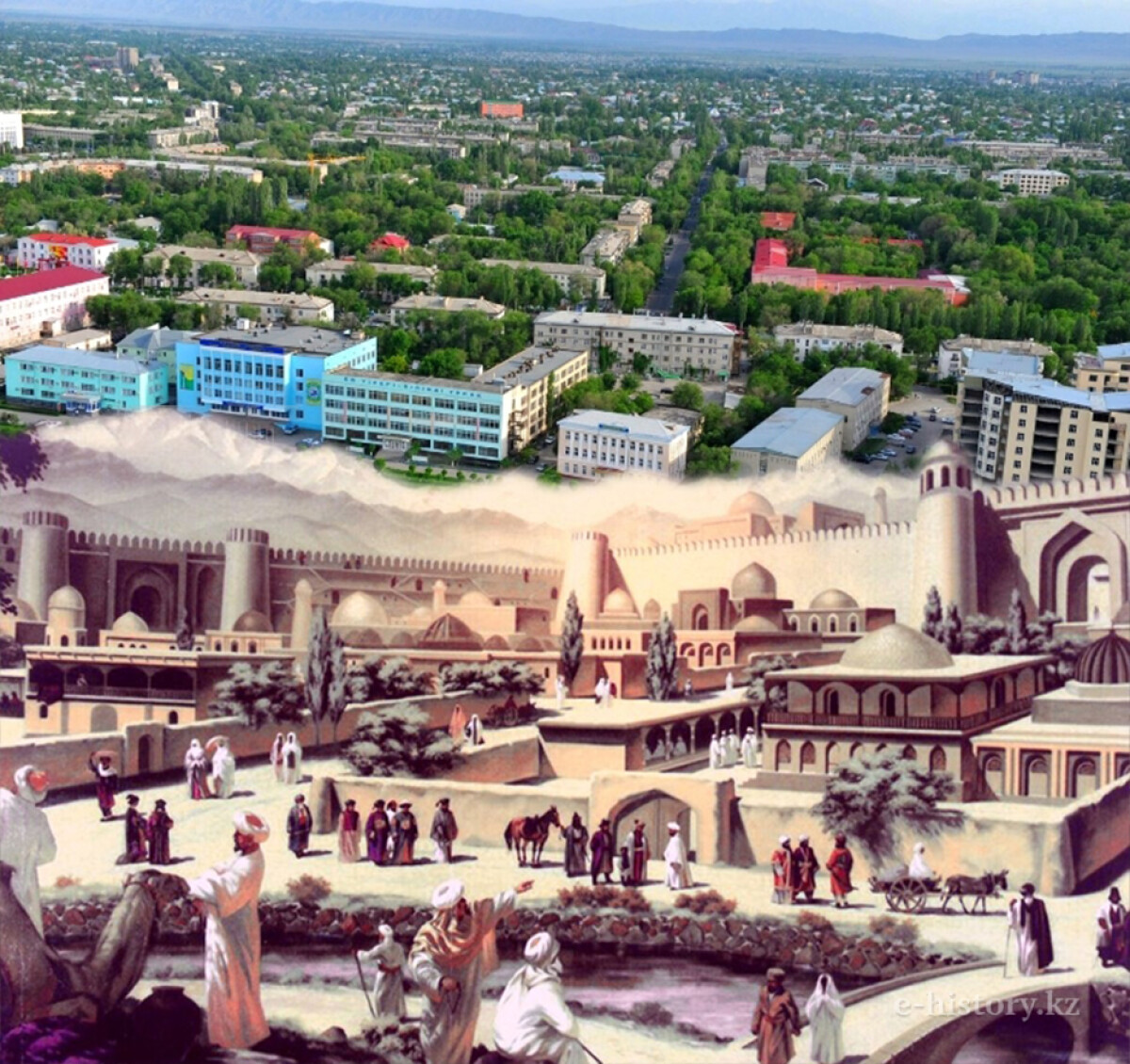 Древние города Казахстана: «Тараз. Сквозь вехи тысячилетий»  - e-history.kz