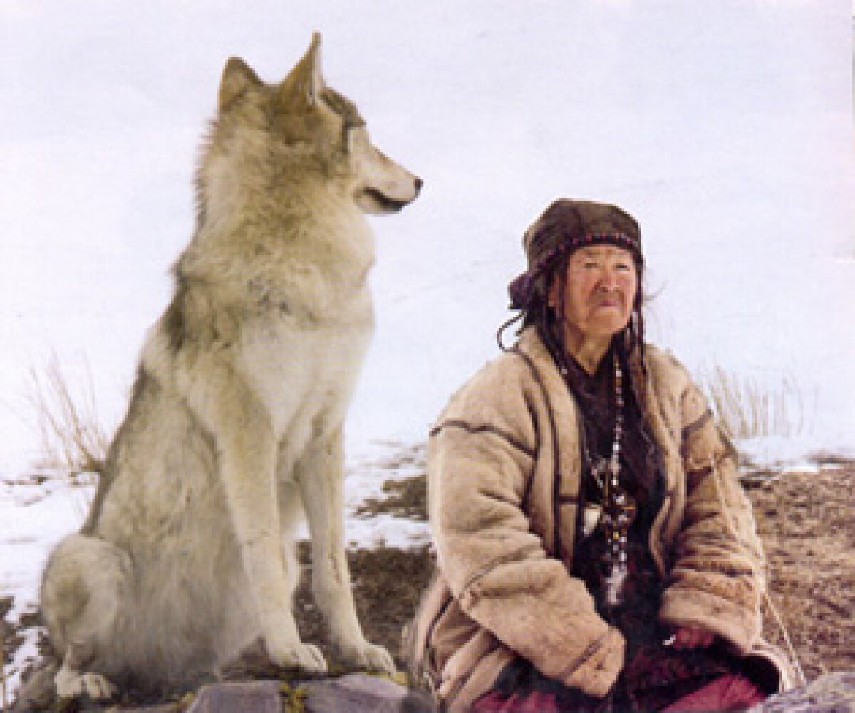 The mother who caught a wolf with bare hands - e-history.kz