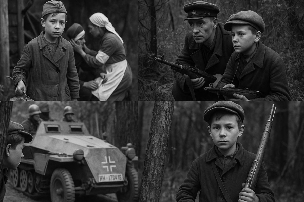 Партизан тобында соғысқан балалар - e-history.kz