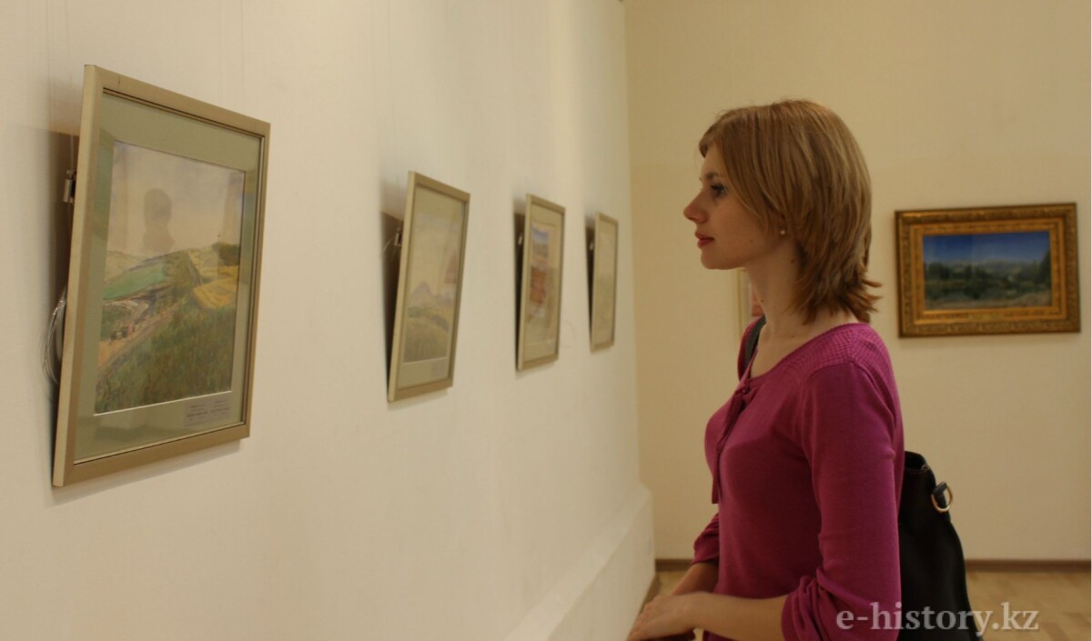 Personal exhibition of the first national artist - e-history.kz
