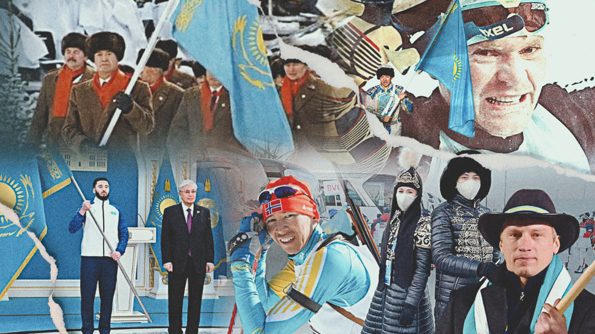 Қысқы Олимпиада ойындарында ту ұстап шыққан спортшылар - e-history.kz