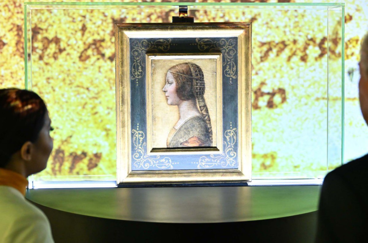 Қазақстанда алғаш рет Леонардо да Винчидің La Bella Principessa туындысы ұсынылды - e-history.kz