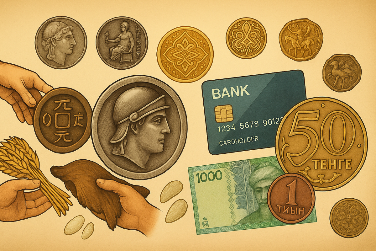 Ақшаның тарихы мен эволюциясы - e-history.kz