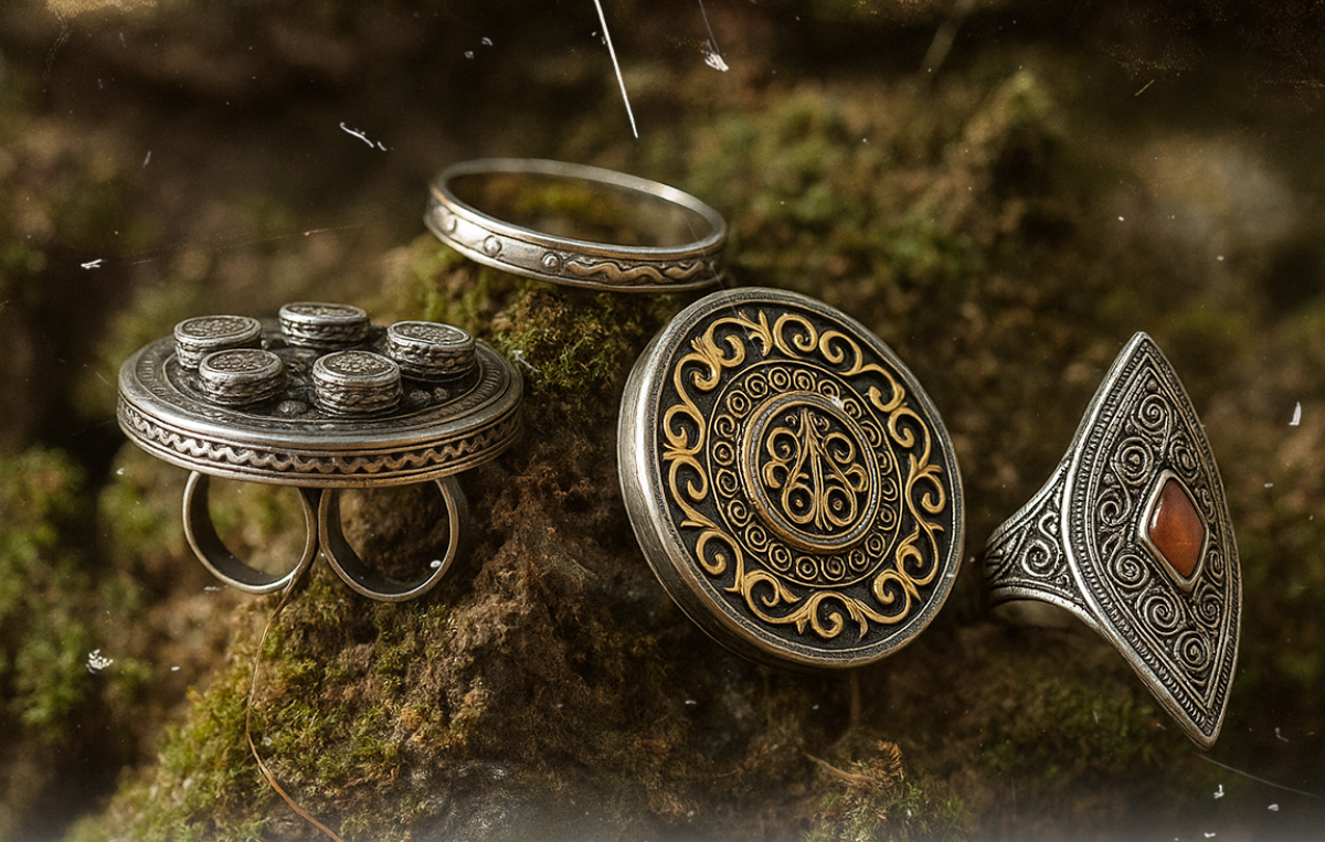 Әшекейдің сыры: сақина мен жүзіктің тілі - e-history.kz