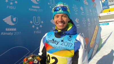 Kazakhstan skier becomes the champion of the 2017 Asian Games in Sapporo