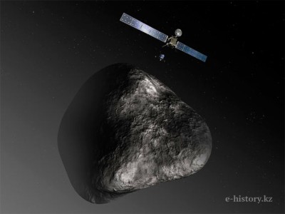 Comet Churyumov-Gerasimenko. The discovery made in Alma-Ata