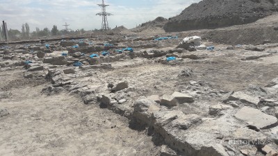 Көк базар орнындағы – Көне Тараз