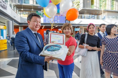 «Нұрлы жол» вокзалында миллионшы жолаушы