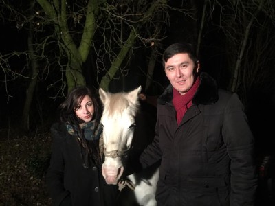 A Hungarian girl takes an interest in traditions and way of life of Kipchaks