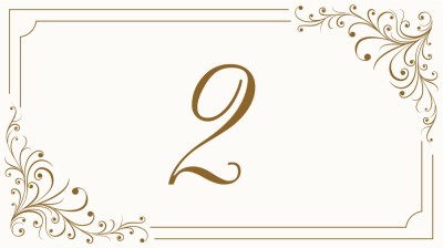 From one to thousand: TWO