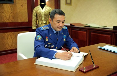 Aidyn Aimbetov passed on the “space” experience of youth 