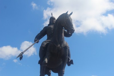 Жоңғардың «Аюқарасын» жеңген Шыңқожа батыр ескерткіші ашылды