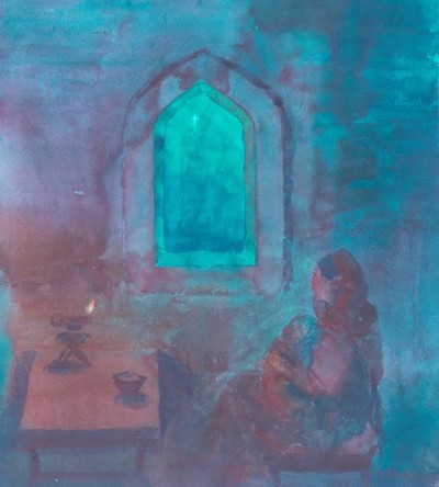 Watercolor is revealed as new facet in Kazakh art