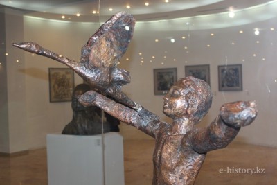The hall of graphics and sculpture was opened in “Astana” art gallery  