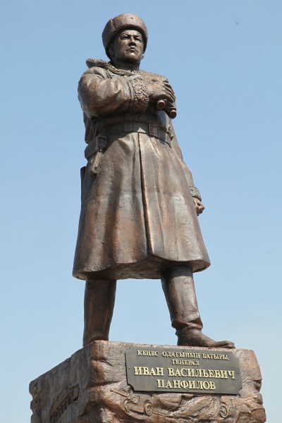 Monument to Ivan Panfilov unveiled in Astana