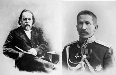 General Kornilov and lawyer Plevako. They have Kazakh blood. 