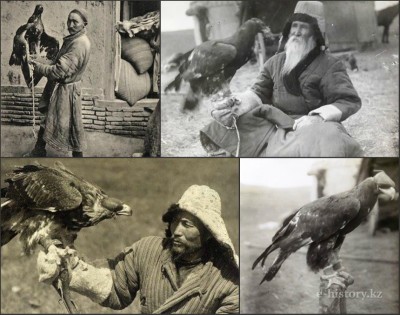 “Traditional life in the steppe”: outfit of kusbegi (falconer)