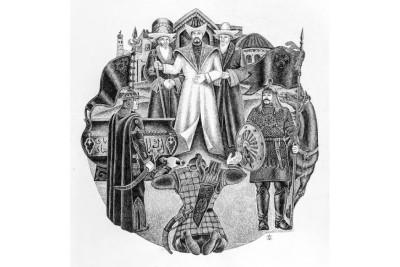 History of Kazakh Khanate in graphiс