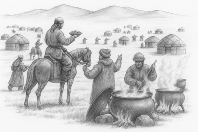 Өскенбайдың асы және қойшының ақылы