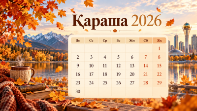 Қараша айындағы атаулы күндер мен мерейтойлар