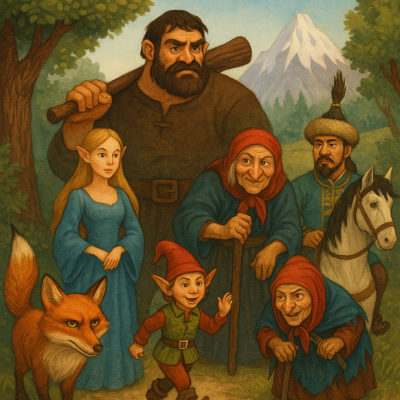 Как фразеологизмы делают английские и казахские сказки похожими