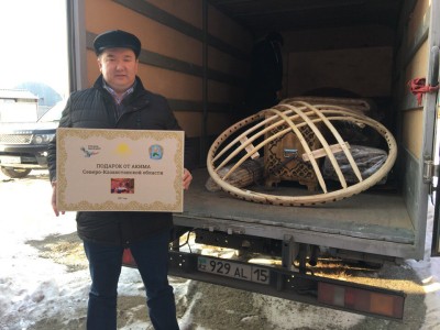 Тюменцы подняли шанырак 