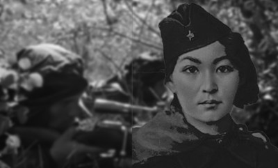 Инфографика: Он сегіз жасар мерген Әлия Молдағұлова