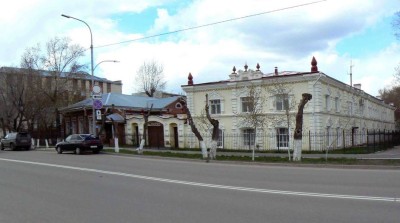 The old-timer building. The house of merchant Sokolov