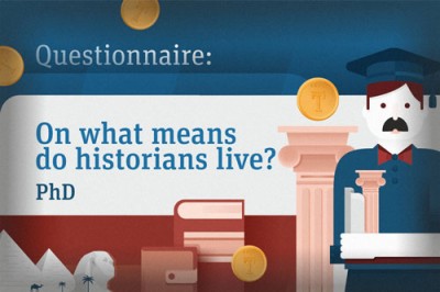 On what means do historians live? PhD