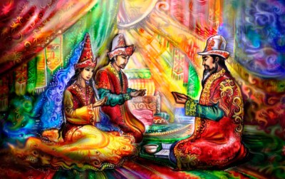 Traditional life in the steppe: wedding traditions  