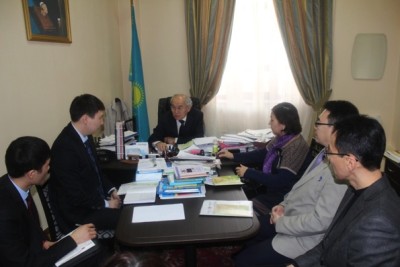 An exchange of views on activities of the web portal "History of Kazakhstan"