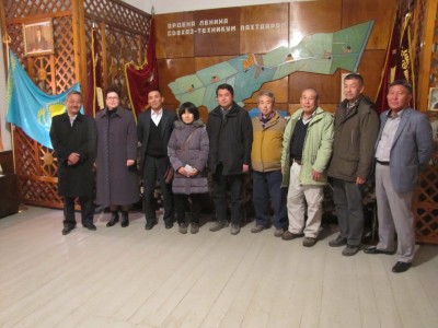 The search of the graves of prisoners of World War II in Maktaral region