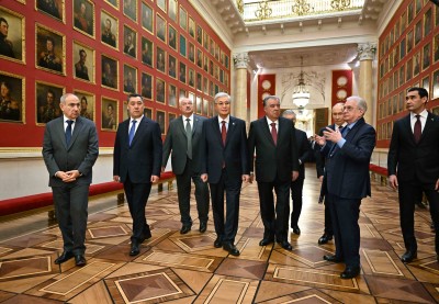 Касым-Жомарт Токаев посетил Государственный Эрмитаж в Санкт-Петербурге