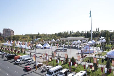 «Қазақ әлемі». Этноаул развернутый под открытым небом 