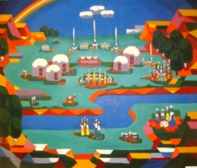  “Akzhaiyk motives” – love for native land 