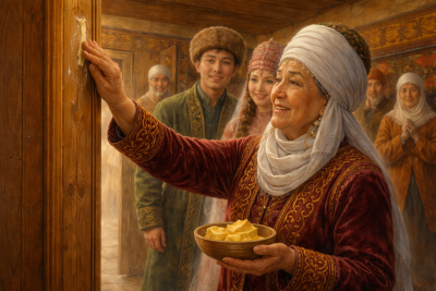 Обычай «босаға майлау»