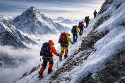 Тау басында қалған мәйіттер