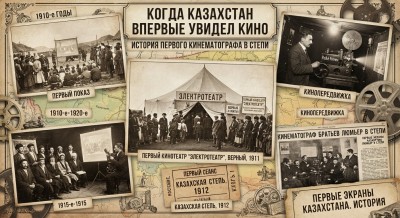 Когда Казахстан впервые увидел кино: история первого кинематографа в степи