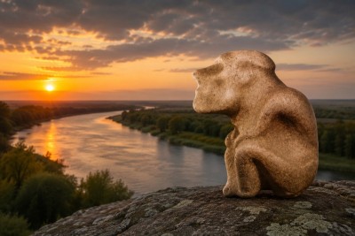 Загадочная скульптура бронзового века