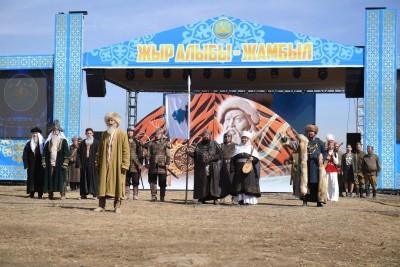 В Алматинской области отметили 180-летие Жамбыла Жабаева