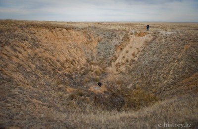Следы ядерной эры в казахстанской степи