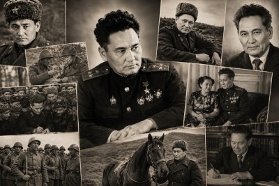 Редкие фотографии Б. Момышулы