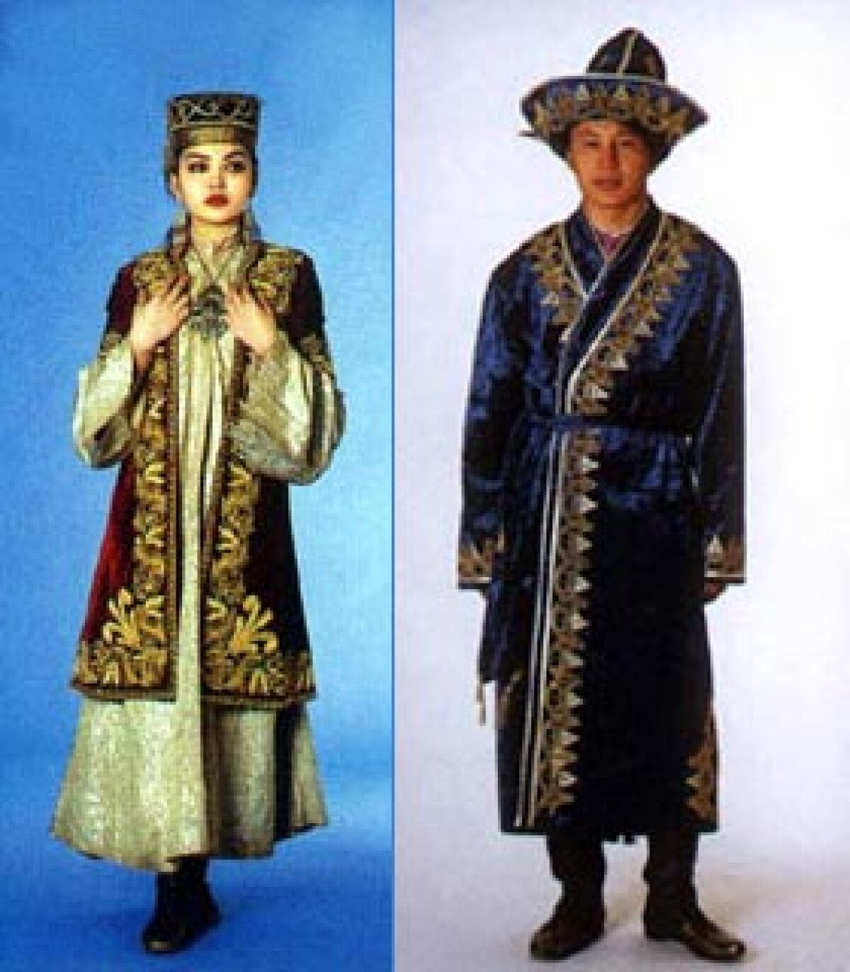 The Kazakh national costume reflects the ancient traditions associated with their ethnic history, economic, social and climatic conditions. - e-history.kz