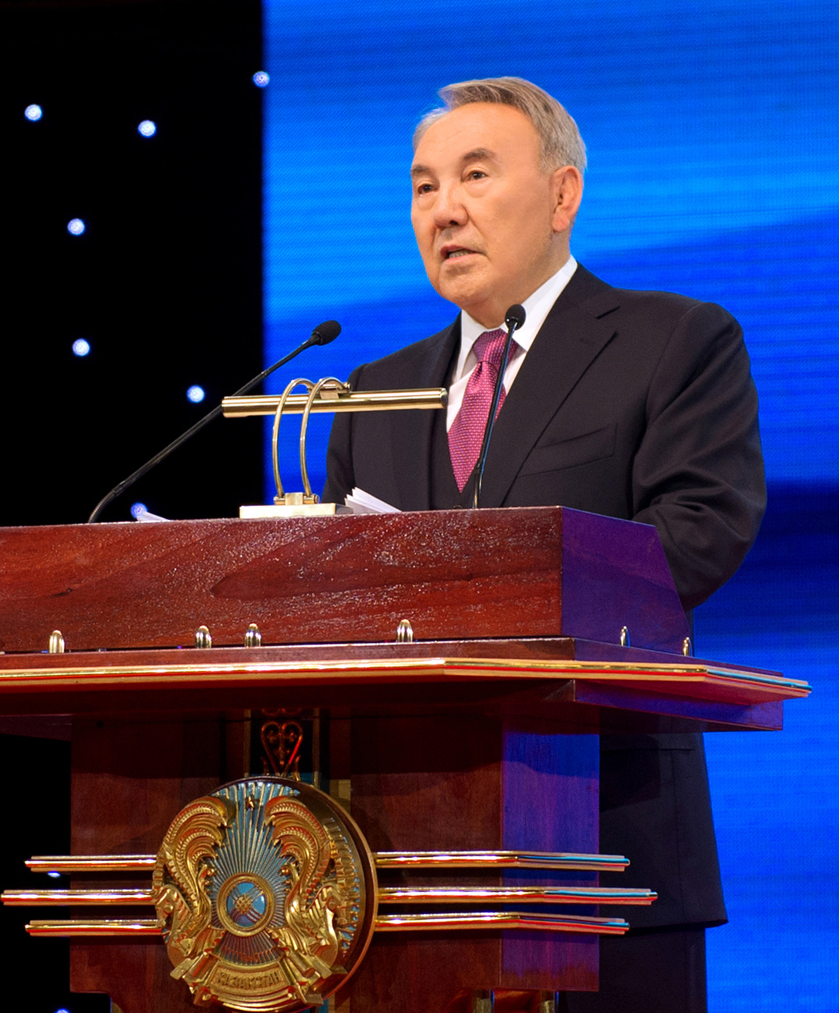 A solemn meeting devoted to the Independence Day of the Republic of Kazakhstan was held on December 14, 2013 with the participation of the President Nursultan Nazarbayev.